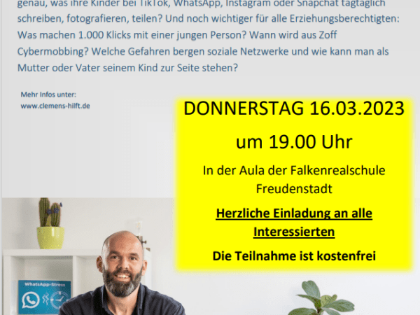 Infoveranstaltung „Soziale Netzwerke und&nbsp;Jugend“