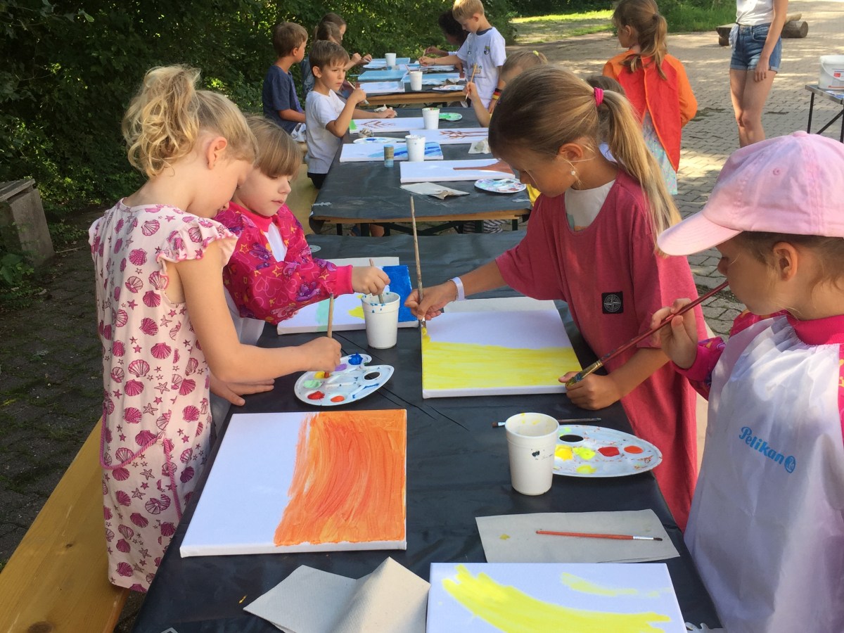 Kreativ-Zeit im den&nbsp;Sommerferien