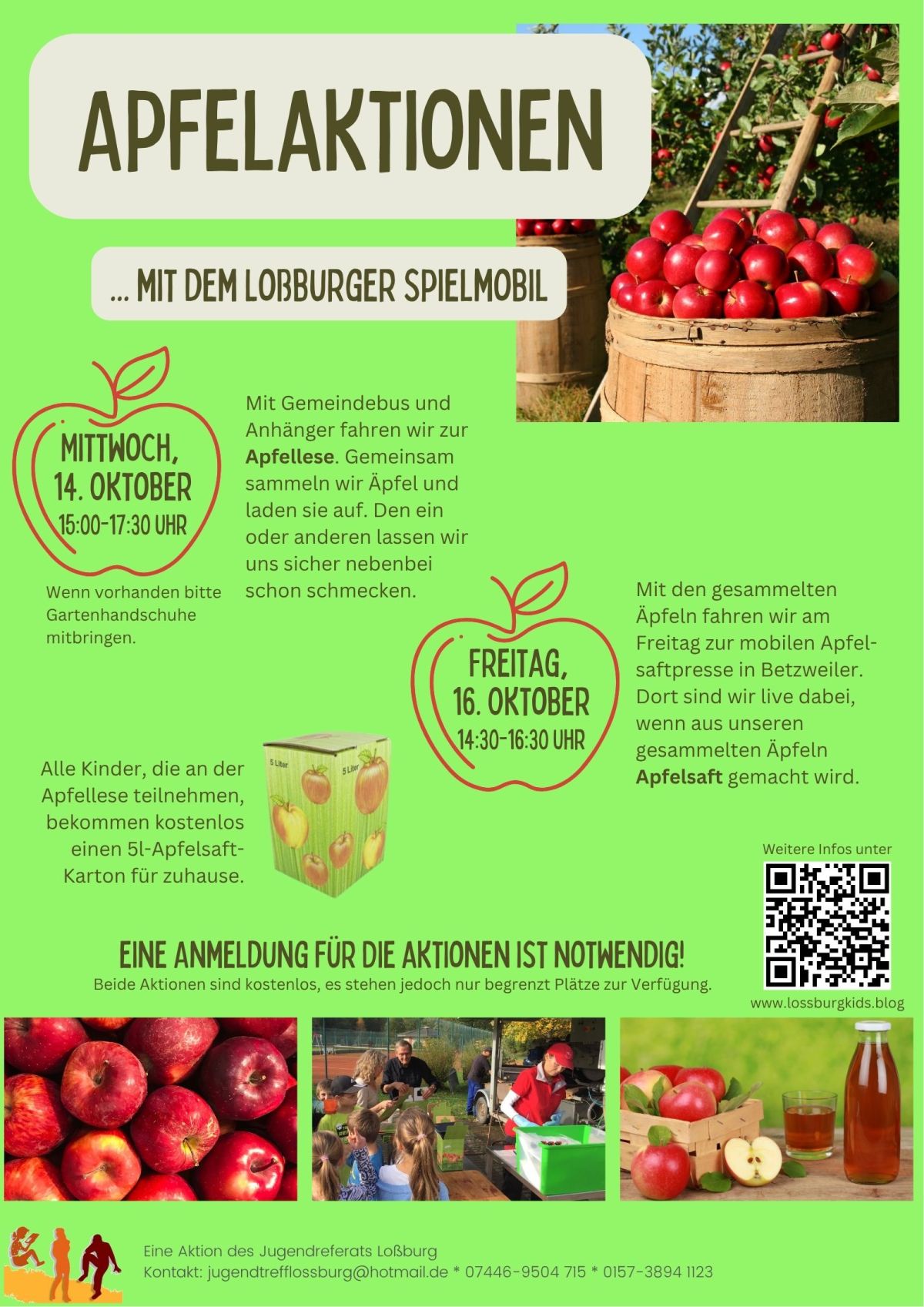 Apfelsaft-Aktion